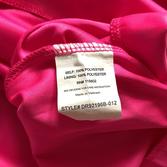 Lush Hot Pink Halter Dress - Picture 7 of 7